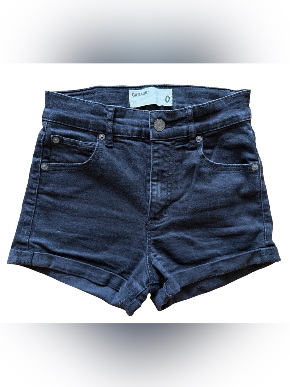 Garage High-Rise Denim Shorts